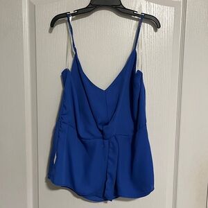 Shinestar Blue Women’s Camisole Top XL New With Tags Elegant